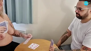 Strip poker&period;&period;&period;sexy painless fuck&excl;