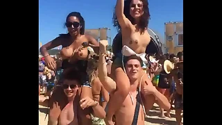 Peito em festa rave