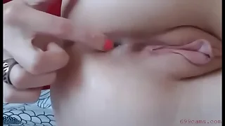 Horny Amateur Teen Asshole closeup - 699cams