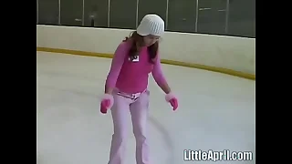 Little April And Her Solo Personate Convenient The Skating Ring