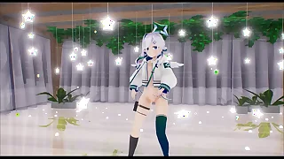 Amane Kanata Hentai Hololive Undress Sex Dance Mmd 3D Dark Green Famousness