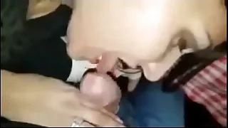Handjob & Blowjob in a restaurant